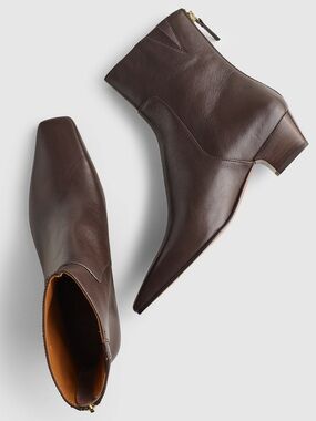 NEW! MADEWELL Women's The Lexie Ankle Boot Turkish Coffee Leather Size 8 no box!